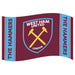 West Ham United FC Crest Stripe Flag