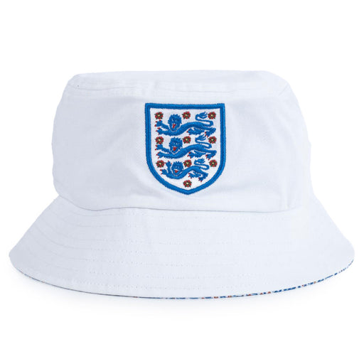 England FA Reversible White Bucket Hat