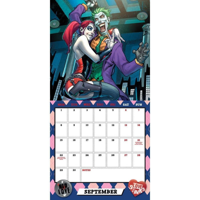 Harley Quinn Square Calendar 2025