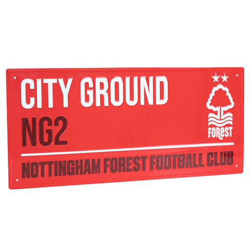 Nottingham Forest FC Colour Street Sign