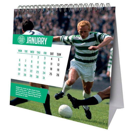 Celtic FC Desktop Calendar 2025