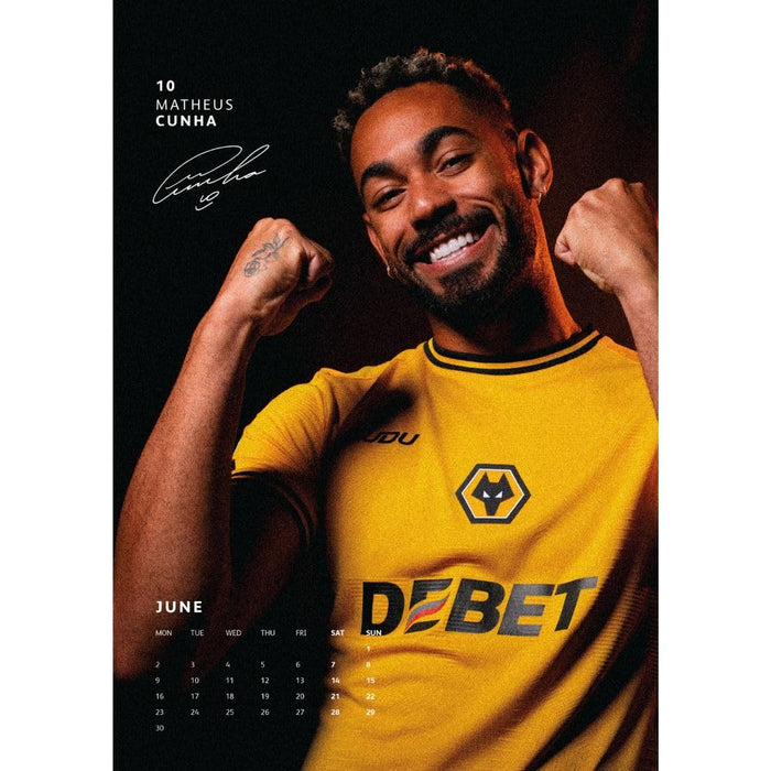 Wolverhampton Wanderers FC A3 Calendar 2025