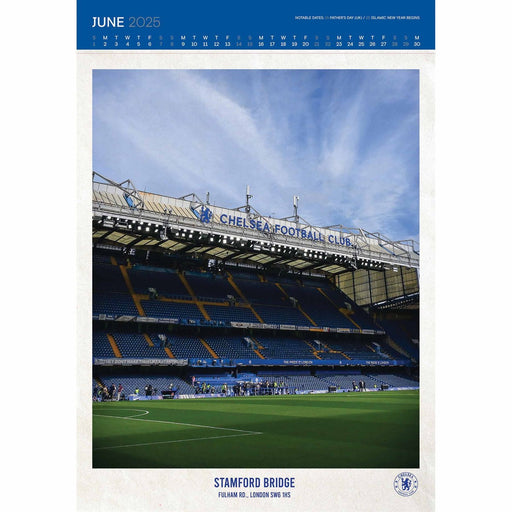 Chelsea FC Deluxe Calendar 2025