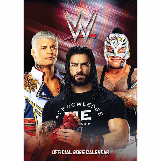 WWE Men A3 Calendar 2025