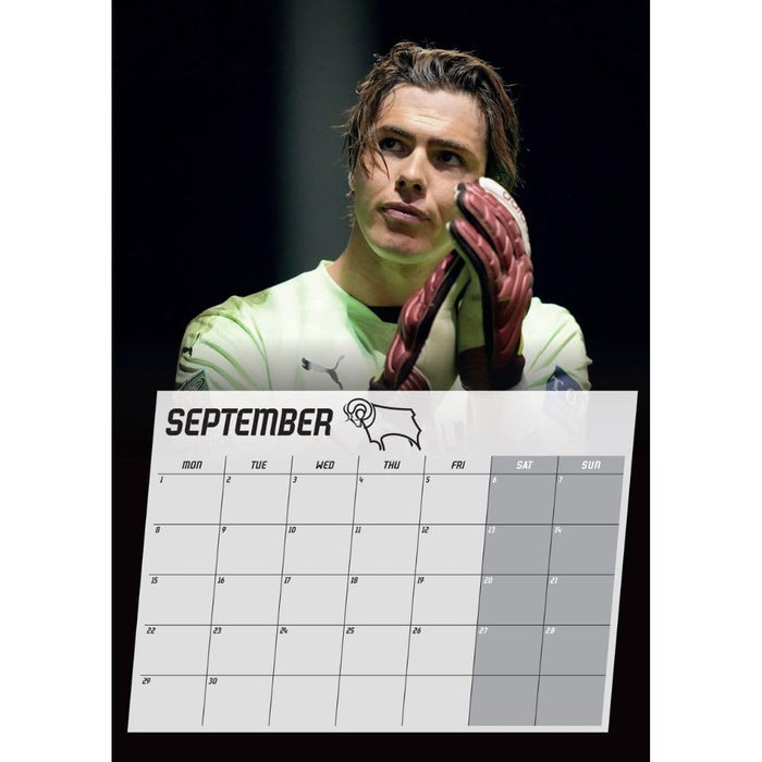 Derby County FC A3 Calendar 2025