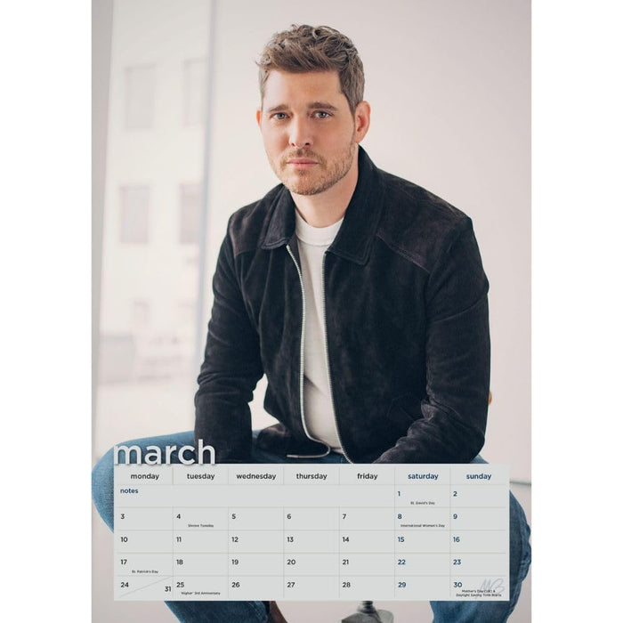 Michael Buble A3 Calendar 2025