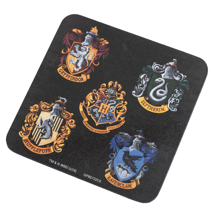 Harry Potter Colourful Crest Mug & Coaster Set