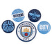 Manchester City FC Button Badge Set