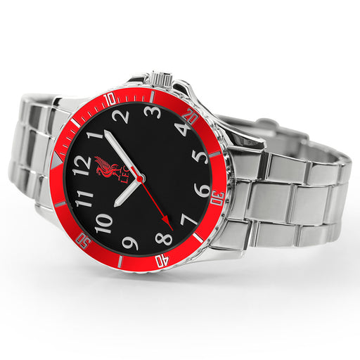 Liverpool FC Mens Red & Silver Bracelet Watch