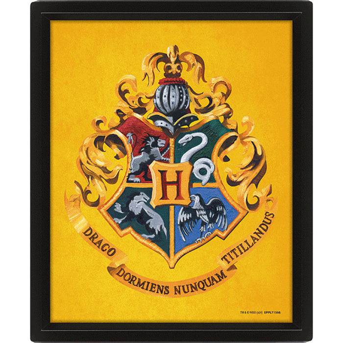 Harry Potter Hufflepuff Framed 3D Picture