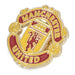 Manchester United FC Keyring & Badge Set