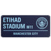 Manchester City FC Two Tone Street Sign