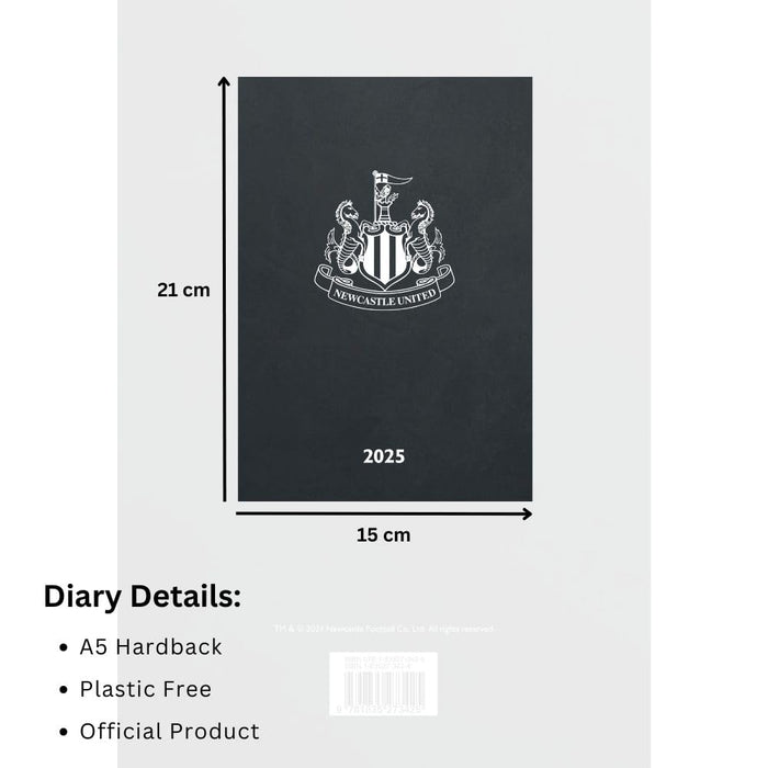 Newcastle United FC A5 Diary 2025