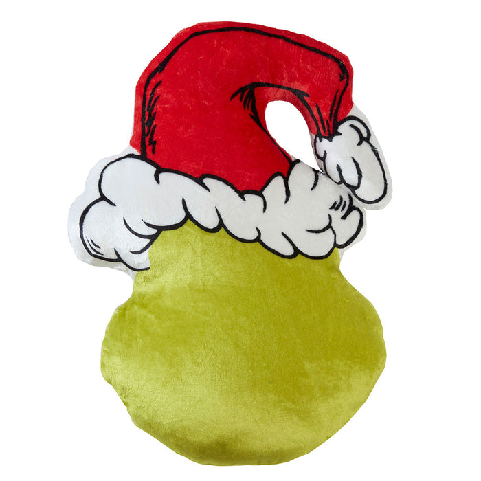 The Grinch Shaped Cushion