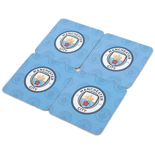 Manchester City FC 4pk Cork Coaster