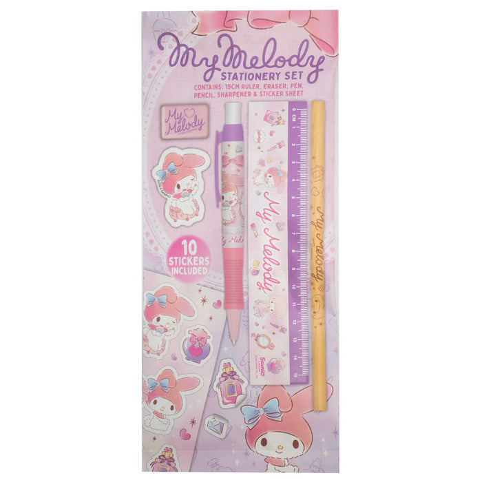 My Melody 6pc Stationery Set