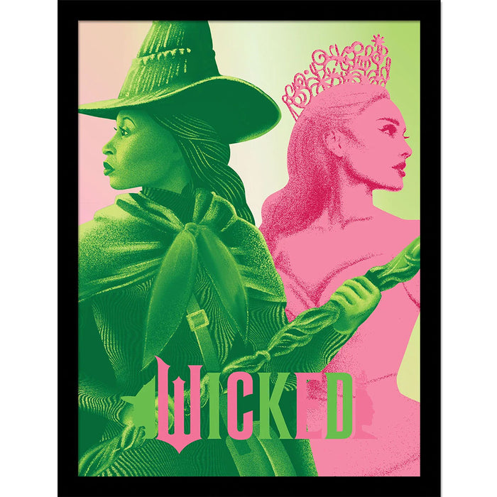 Wicked Elphaba & Glinda Picture 16 x 12