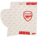 Arsenal FC Crest Birthday Card - Excellent Pick