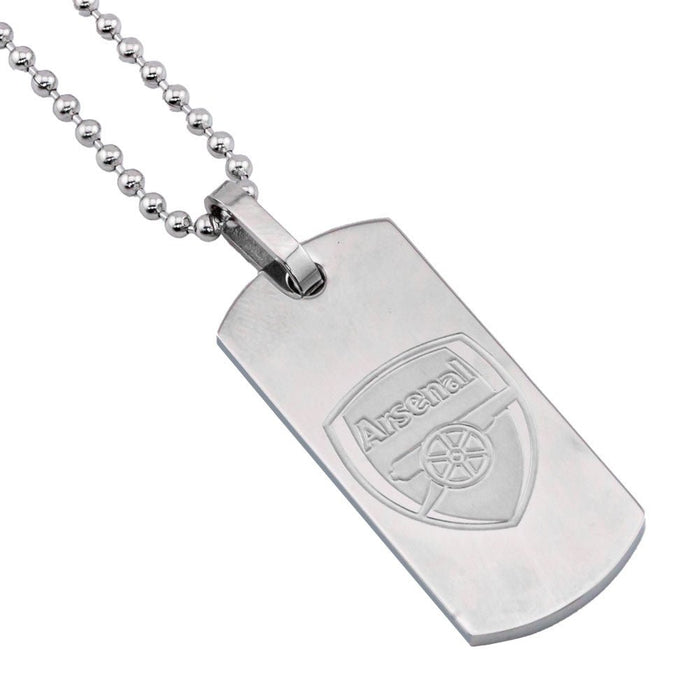 Arsenal FC Slim Dog Tag & Chain - Excellent Pick