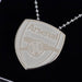 Arsenal FC Stainless Steel Large Pendant & Chain - Excellent Pick