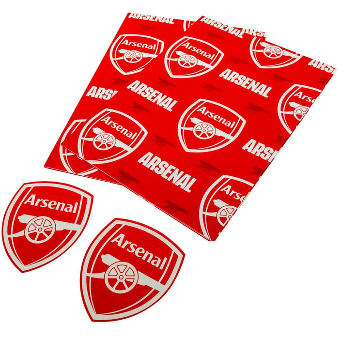 Arsenal FC Text Gift Wrap - Excellent Pick
