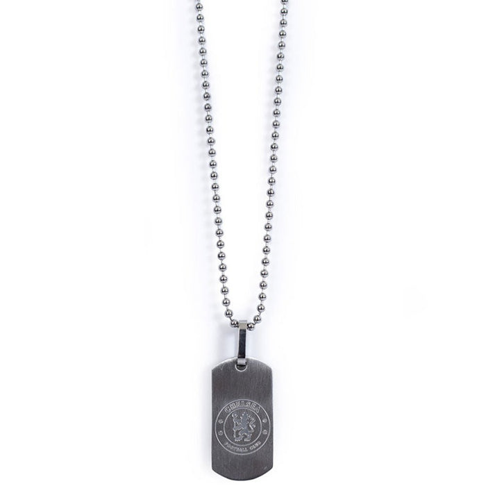 Chelsea FC Matt Finish Dog Tag & Chain - Excellent Pick