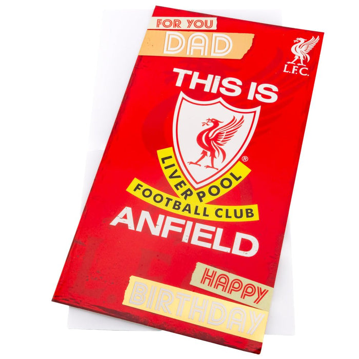 Liverpool FC Dad Birthday Card - Excellent Pick