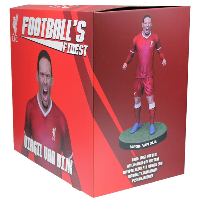 Liverpool FC Football's Finest Virgil Van Dijk Premium 60cm Statue - Excellent Pick