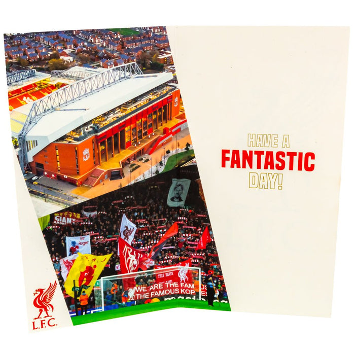 Liverpool FC Personalised Birthday Card - Excellent Pick