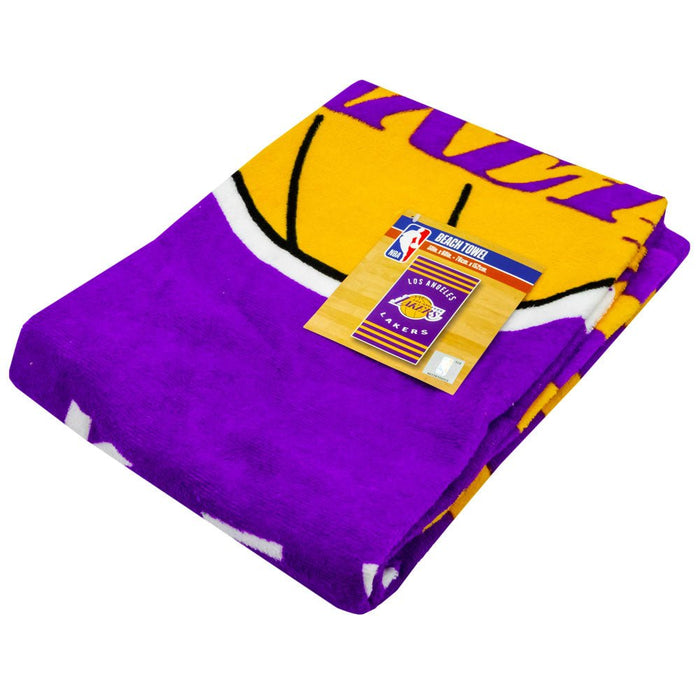 Los Angeles Lakers Stripe Towel - Excellent Pick