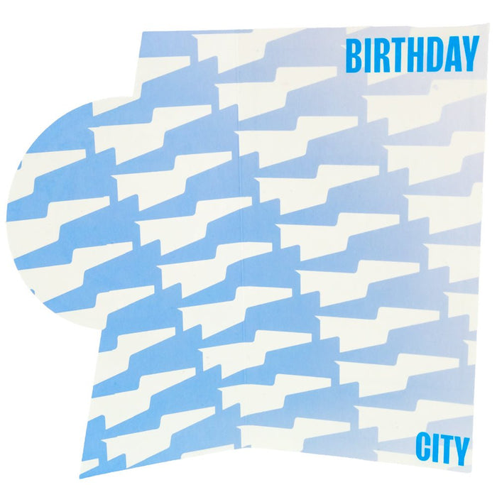 Manchester City FC Crest Birthday Card - Excellent Pick