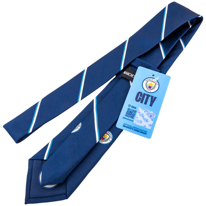 Manchester City FC Stripe Tie - Excellent Pick