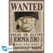 One Piece Poster Wanted Zoro 167 - Excellent Pick