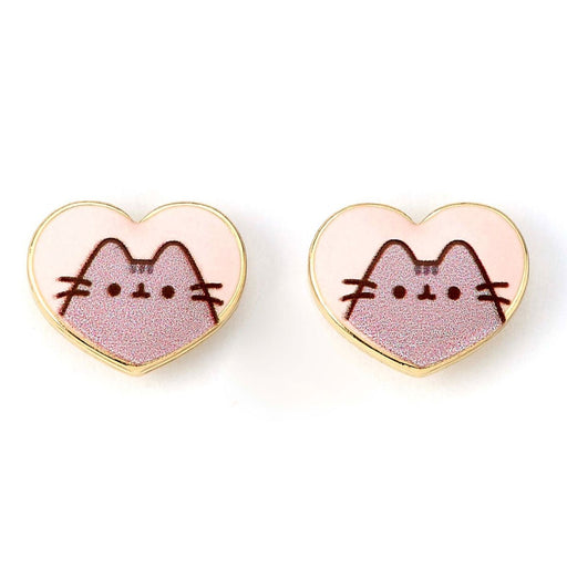 Pusheen Gold Plated Heart Earrings - Excellent Pick