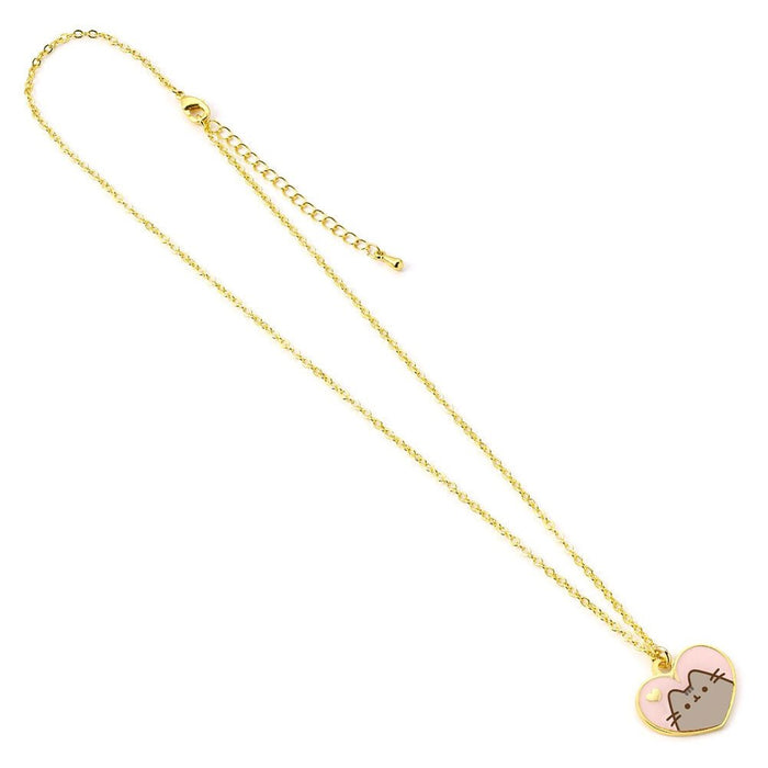 Pusheen Gold Plated Heart Necklace - Excellent Pick