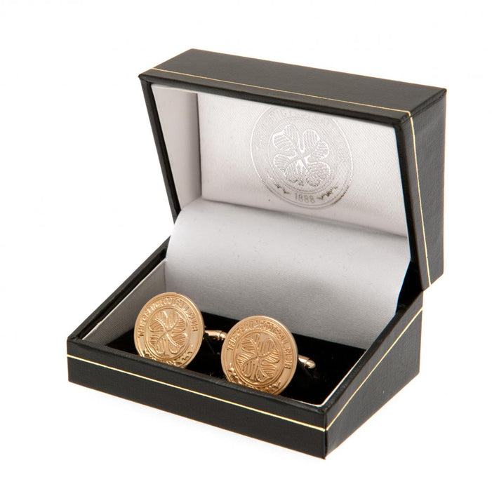 Celtic FC Gold Plated Cufflinks - Excellent Pick