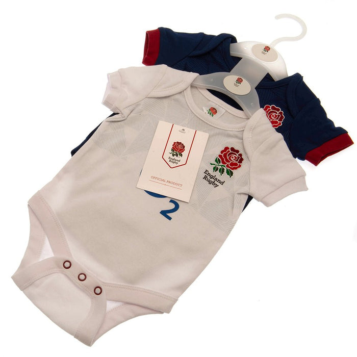 England RFU 2 Pack Bodysuit 6/9 mths PC - Excellent Pick