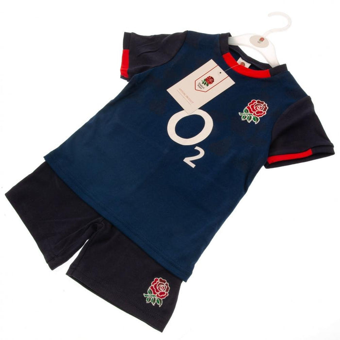 England RFU Shirt & Short Set 3/6 mths NV - Excellent Pick