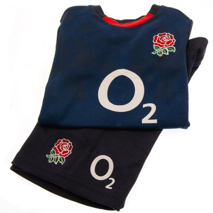 England RFU Shirt & Short Set 3/6 mths NV - Excellent Pick