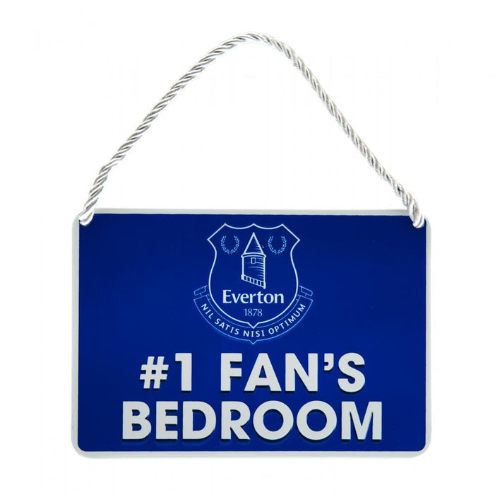 Everton FC Bedroom Sign No1 Fan - Excellent Pick