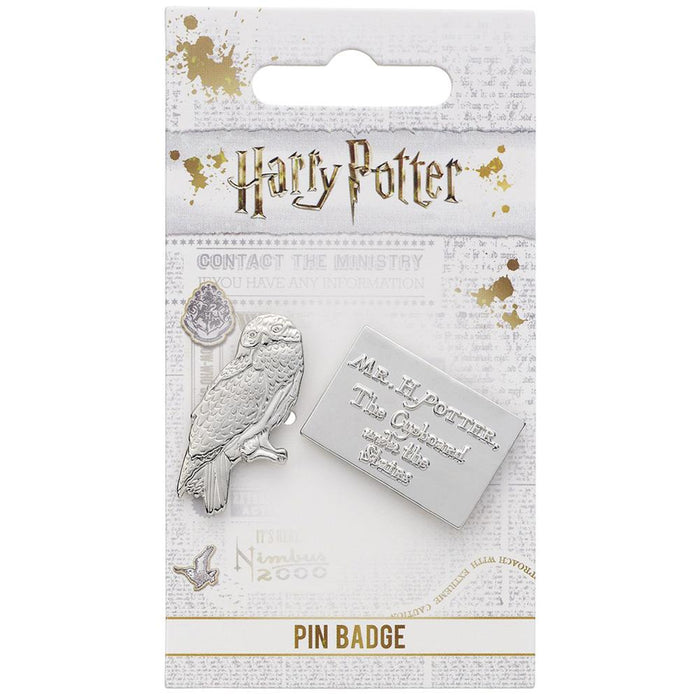 Harry Potter Badge Hedwig Owl & Letter - Excellent Pick