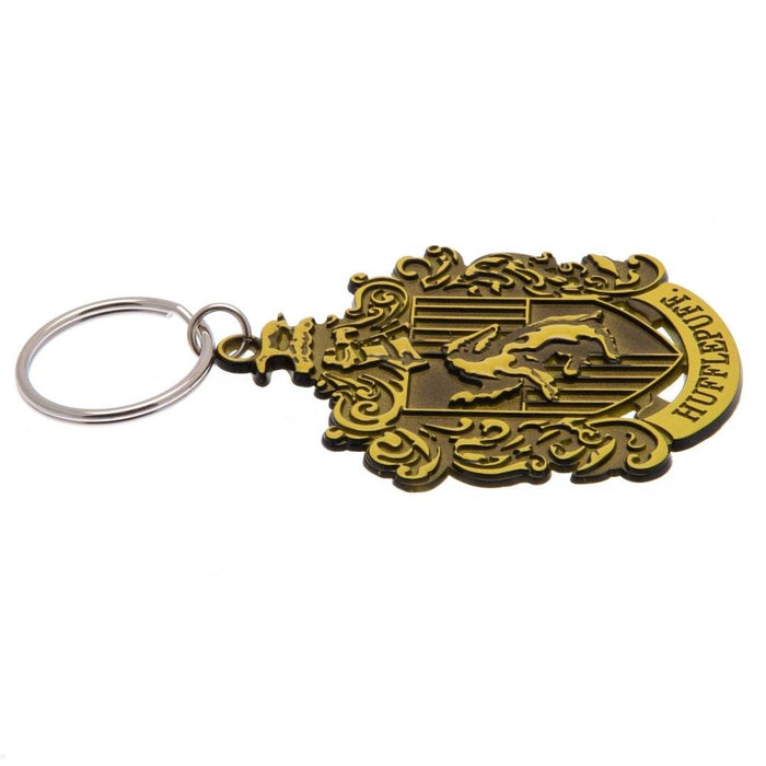 Harry Potter Debossed Metal Keyring Hufflepuff - Excellent Pick