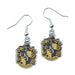 Harry Potter Silver Plated Earrings Hufflepuff - Excellent Pick