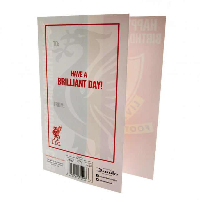 Liverpool FC Birthday Card - Excellent Pick