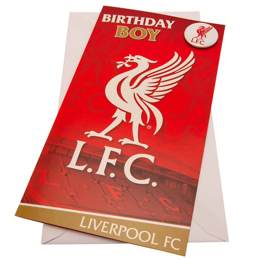 Liverpool FC Birthday Card Boy - Excellent Pick