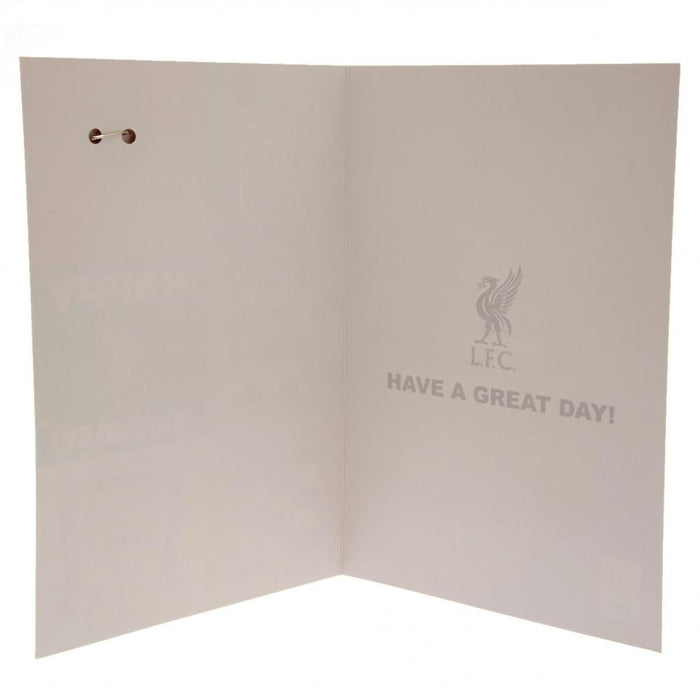 Liverpool FC Birthday Card Son - Excellent Pick