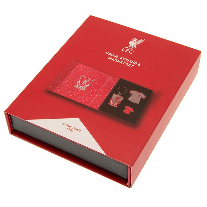 Liverpool FC Heritage Badge, Keyring and Magnet Set - Excellent Pick