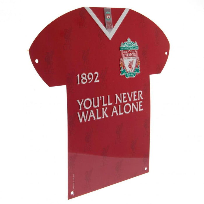 Liverpool FC Metal Shirt Sign CR - Excellent Pick