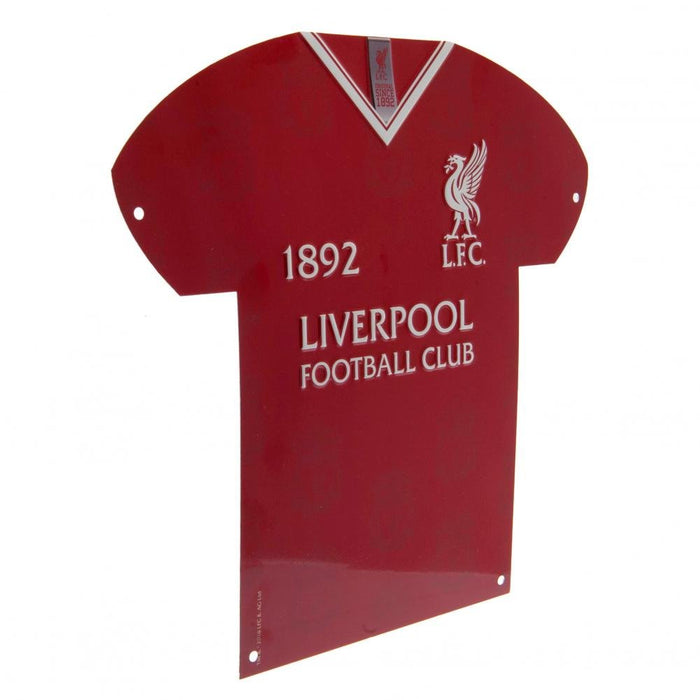 Liverpool FC Metal Shirt Sign LB - Excellent Pick