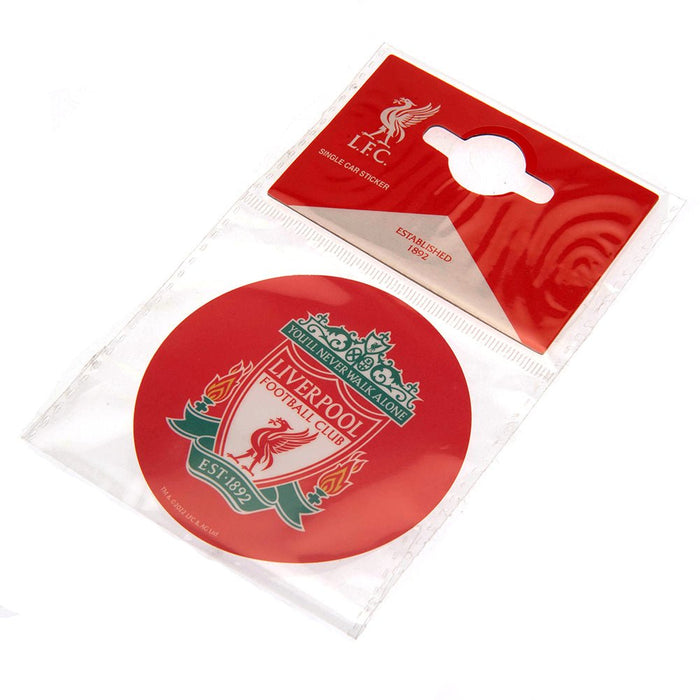 Liverpool FC Single Car Sticker CR - Excellent Pick